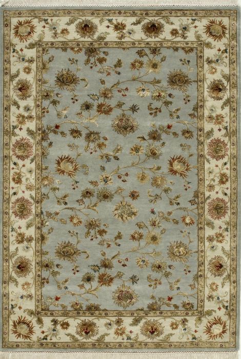 Jaipur Blue Hand Knotted 66 X 910 Area Rug 901-75601 Image 0