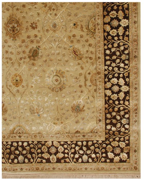 Jaipur Beige Hand Knotted 66 X 910 Area Rug 901-75606 Image 2