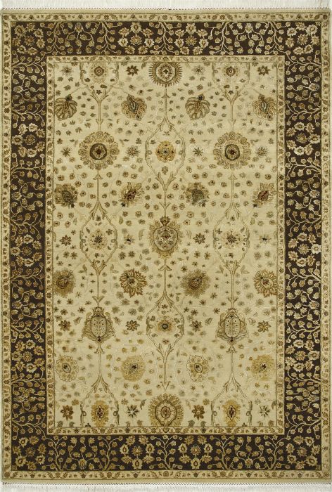 Jaipur Beige Hand Knotted 66 X 910 Area Rug 901-75606 Image 0