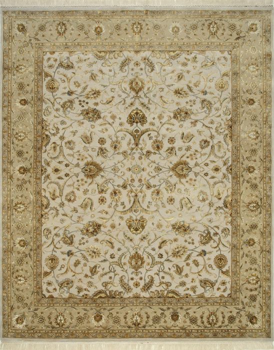 Jaipur White Hand Knotted 66 X 910 Area Rug 901-75608 Image 0