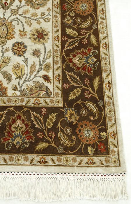 Jaipur White Hand Knotted 60 X 90 Area Rug 901-75609 Image 2