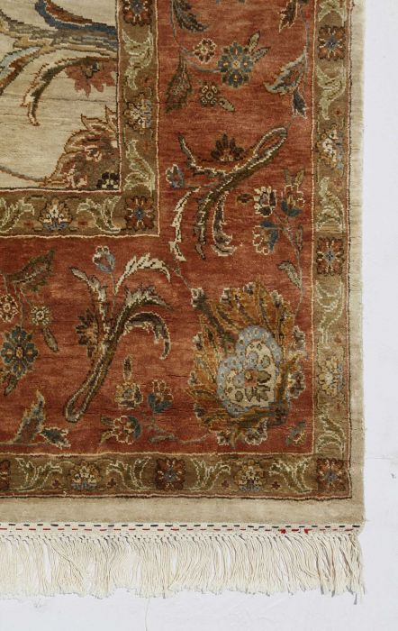 Jaipur White Hand Knotted 60 X 90 Area Rug 901-75610 Image 2