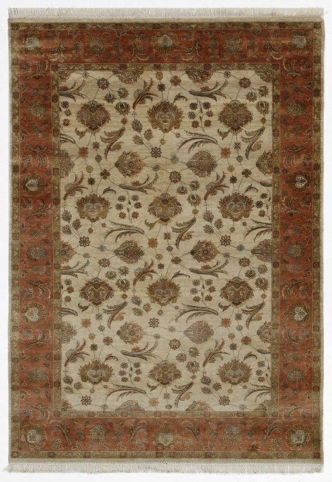 Jaipur White Hand Knotted 60 X 90 Area Rug 901-75610 Image 0