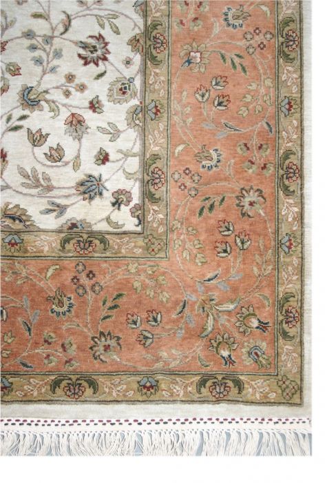Jaipur White Hand Knotted 60 X 90 Area Rug 901-75612 Image 2