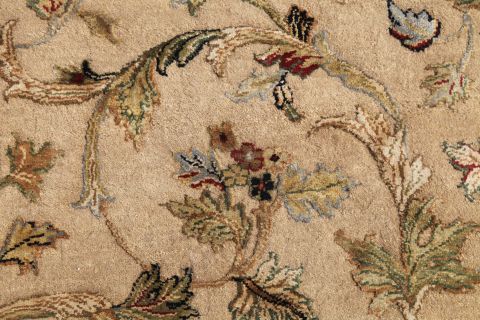 Jaipur Beige Hand Knotted 80 X 100  Area Rug 901-75614 Image 1