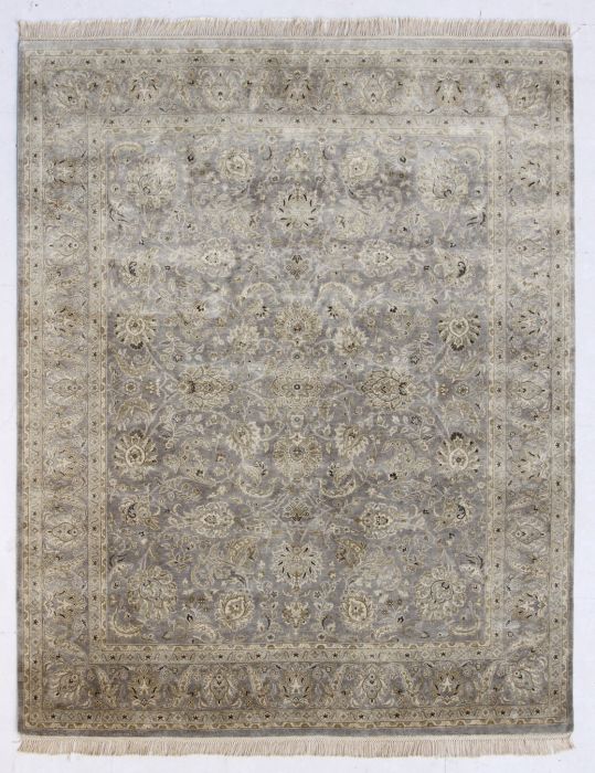 Jaipur Grey Hand Knotted 66 X 910 Area Rug 901-75637 Image 0
