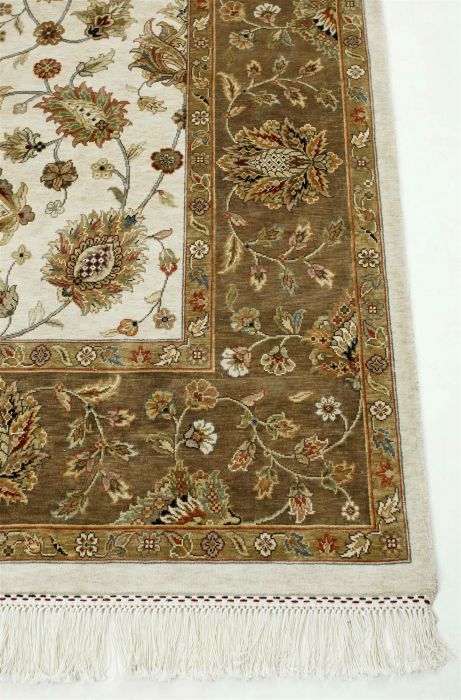 Jaipur White Hand Knotted 80 X 100 Area Rug 901-75640 Image 2