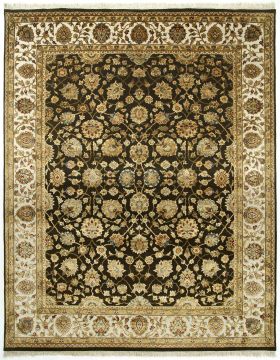 Jaipur Brown Hand Knotted 8'0" X 10'0"  Area Rug 901-75641