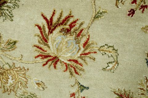 Jaipur White Hand Knotted 80 X 100 Area Rug 901-75642 Image 1