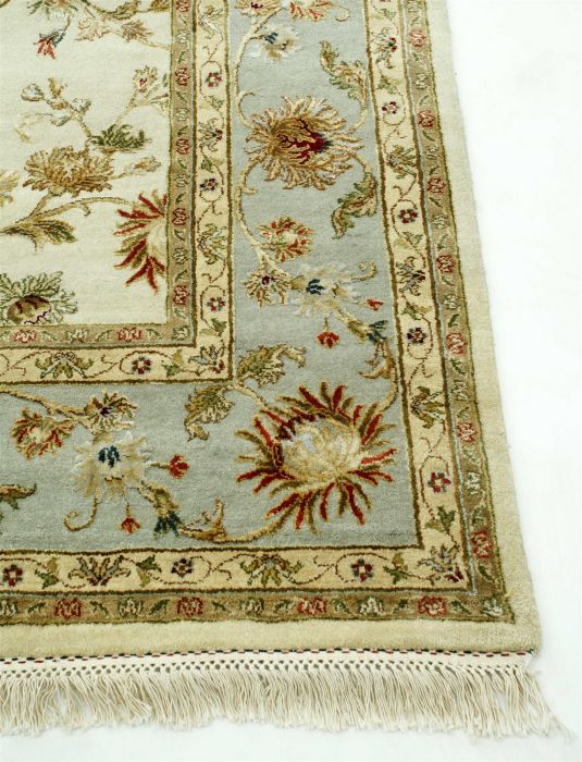 Jaipur White Hand Knotted 80 X 100 Area Rug 901-75642 Image 2