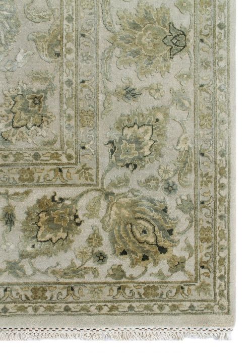 Jaipur White Hand Knotted 40 X 60 Area Rug 901-75643 Image 2