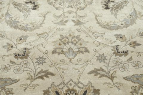 Jaipur Beige Hand Knotted 66 X 910 Area Rug 901-75649 Image 1