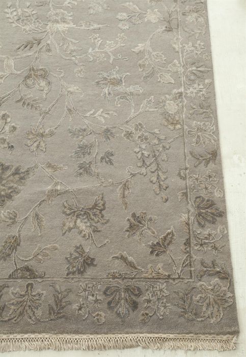 Jaipur Grey Hand Knotted 66 X 910 Area Rug 901-75652 Image 2