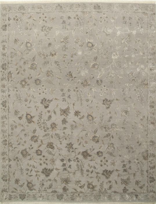 Jaipur Grey Hand Knotted 66 X 910 Area Rug 901-75652 Image 0