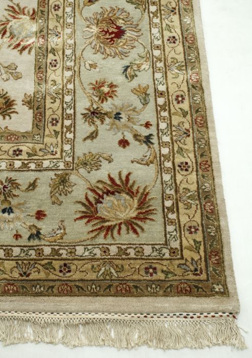 Jaipur White Hand Knotted 80 X 100 Area Rug 901-75661 Image 2