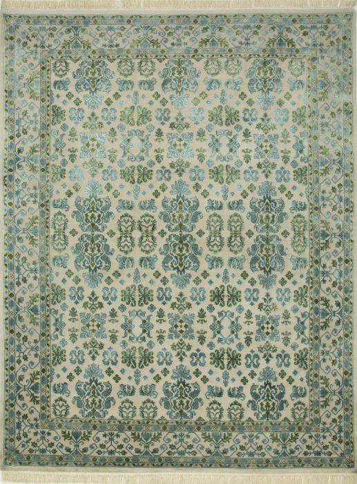Jaipur Beige Hand Knotted 80 X 100 Area Rug 901-75668 Image 0