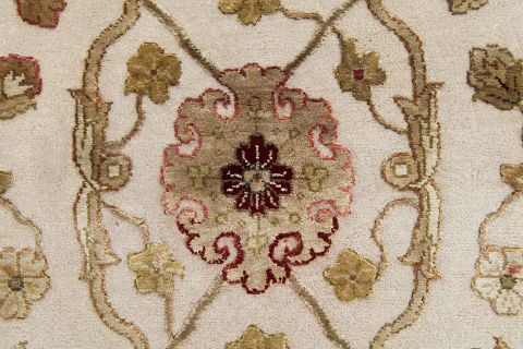 Jaipur White Hand Knotted 40 X 60 Area Rug 901-75680 Image 1