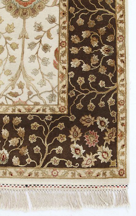 Jaipur White Hand Knotted 40 X 60 Area Rug 901-75680 Image 2