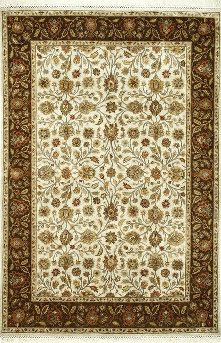 Jaipur White Hand Knotted 66 X 910 Area Rug 901-75683 Image 0