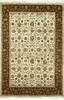 Jaipur White Hand Knotted 66 X 910  Area Rug 901-75683 Thumb 0