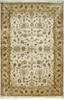 Jaipur White Hand Knotted 66 X 910  Area Rug 901-75685 Thumb 0