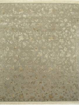 Jaipur Grey Hand Knotted 6'6" X 9'10"  Area Rug 901-75687