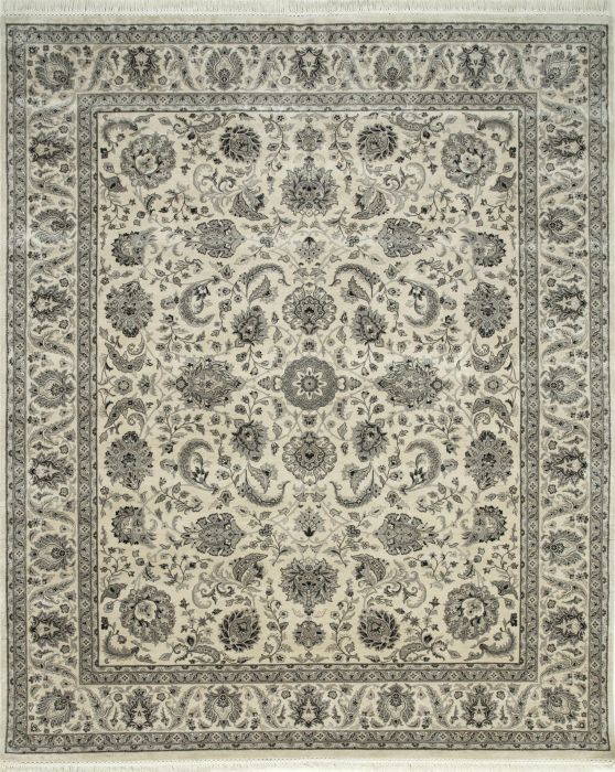 Jaipur White Hand Knotted 80 X 100 Area Rug 901-75695 Image 0