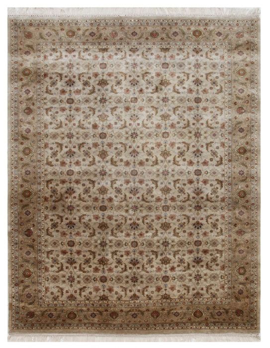 Jaipur Beige Hand Knotted 66 X 910  Area Rug 901-75701 Image 0