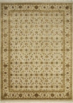 Jaipur Beige Hand Knotted 8'0" X 10'0"  Area Rug 901-75707