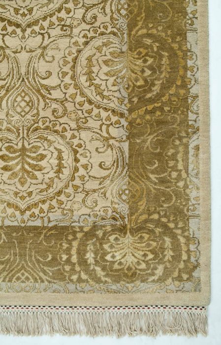 Jaipur Beige Hand Knotted 80 X 100 Area Rug 901-75710 Image 2
