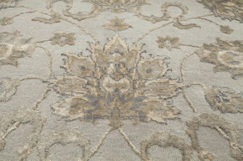 Jaipur Grey Hand Knotted 66 X 910 Area Rug 901-75717 Image 1