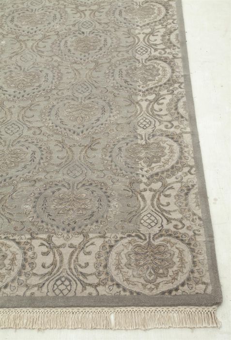 Jaipur Grey Hand Knotted 66 X 910 Area Rug 901-75718 Image 2