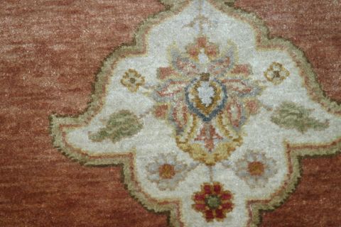 Haji Jalili Orange Hand Knotted 60 X 90 Area Rug 901-75720 Image 1