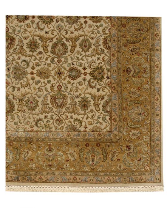 Jaipur White Hand Knotted 80 X 100 Area Rug 901-75723 Image 2