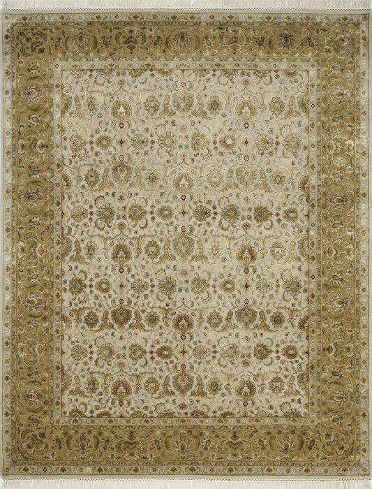 Jaipur White Hand Knotted 80 X 100 Area Rug 901-75723 Image 0