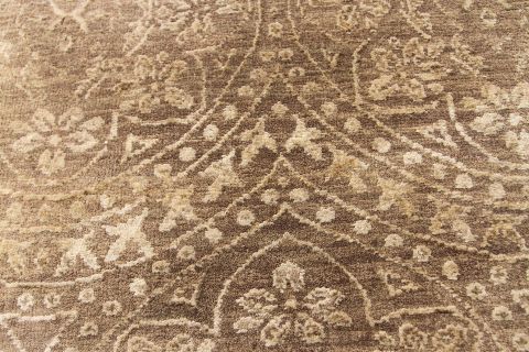 Jaipur Brown Hand Knotted 80 X 100 Area Rug 901-75725 Image 1