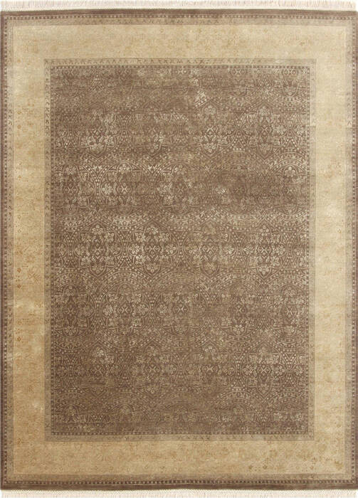 Jaipur Brown Hand Knotted 80 X 100 Area Rug 901-75725 Image 0