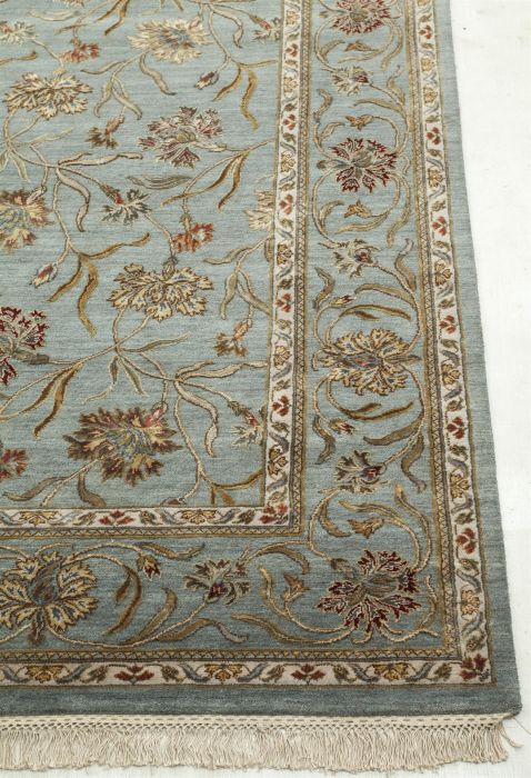 Jaipur Blue Hand Knotted 80 X 100 Area Rug 901-75726 Image 2
