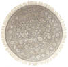 Jaipur Grey Round Hand Knotted 100 X 100  Area Rug 901-75731 Thumb 0