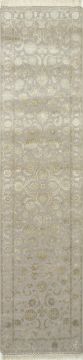 Jaipur Grey Runner Hand Knotted 2'6" X 10'0"  Area Rug 901-75749