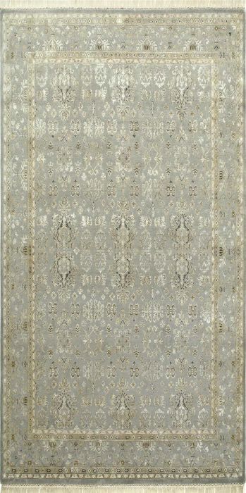 Jaipur Grey Runner Hand Knotted 26 X 60  Area Rug 901-75757 Image 0
