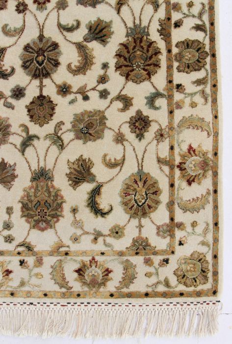 Jaipur White Runner Hand Knotted 30 X 133 Area Rug 901-75765 Image 2
