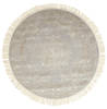 Jaipur Grey Round Hand Knotted 60 X 60  Area Rug 901-75777 Thumb 0