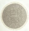 Jaipur Grey Round Hand Knotted 60 X 60  Area Rug 901-75779 Thumb 0