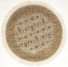 Jaipur White Round Hand Knotted 80 X 80  Area Rug 901-75793 Thumb 0