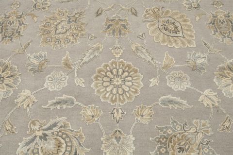 Jaipur Grey Runner Hand Knotted 26 X 80  Area Rug 901-75800 Image 1
