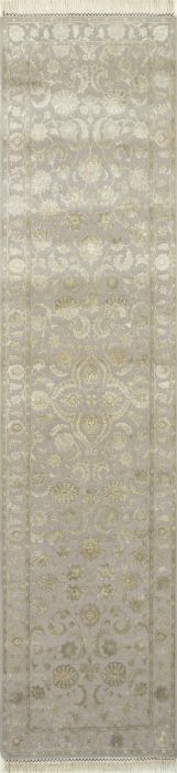 Jaipur Grey Runner Hand Knotted 26 X 80  Area Rug 901-75804 Image 0