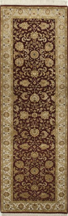 Jaipur Red Runner Hand Knotted 30 X 133  Area Rug 901-75810 Image 0