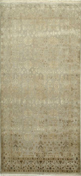 Jaipur Grey Runner Hand Knotted 30 X 910  Area Rug 901-75824 Image 0