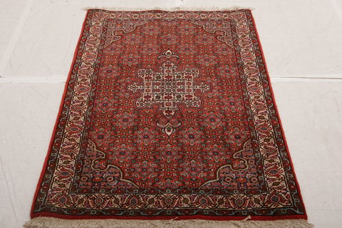 Bidjar Multicolor Hand Knotted 31 X 53  Area Rug 155-75859 Image 4